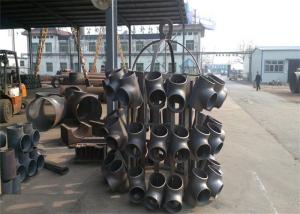 Wholesale 8 Inch Carbon Steel Pipe Lateral Equal Reduced Tee Durable For Shipbuilding from china suppliers