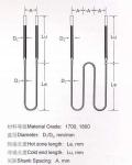 100mm 380V Molybdenum Disilicide Rod For Testing Atmosphere Chamber Furnace