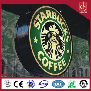 Wholesale Wholesale Vacuum Forming round coffee advertising light box for sale from china suppliers