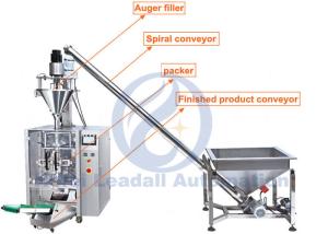 Wholesale Automatic Powder Packing Machine , Cake Chickpea Buckwheat Flour Packaging Equipment from china suppliers