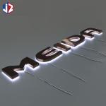AC 100V-240V Backlit Stainless Steel Letters 3D Illuminated Signage