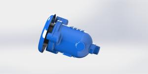 Wholesale Threaded Combination Air Release Valve Ductile Iron 0°C To 80°C from china suppliers