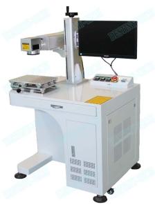 Wholesale Logo 10w/20w/30w/50w desktop fiber laser marking machine for metal marking from china suppliers