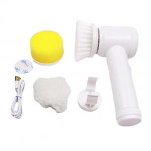 Wholesale 5 In 1 Multifunctional Cleaning Brush  With 3 Replacement Brush Heads from china suppliers