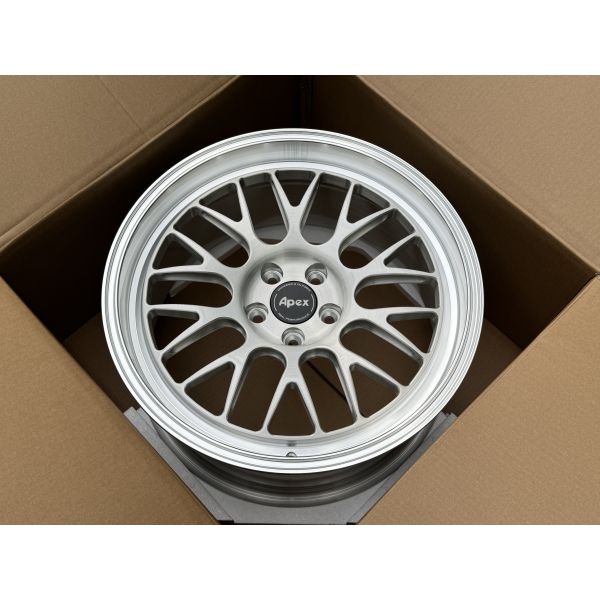 Apex ML-10RT Forged Wheels Machined Lip Brushed Clear