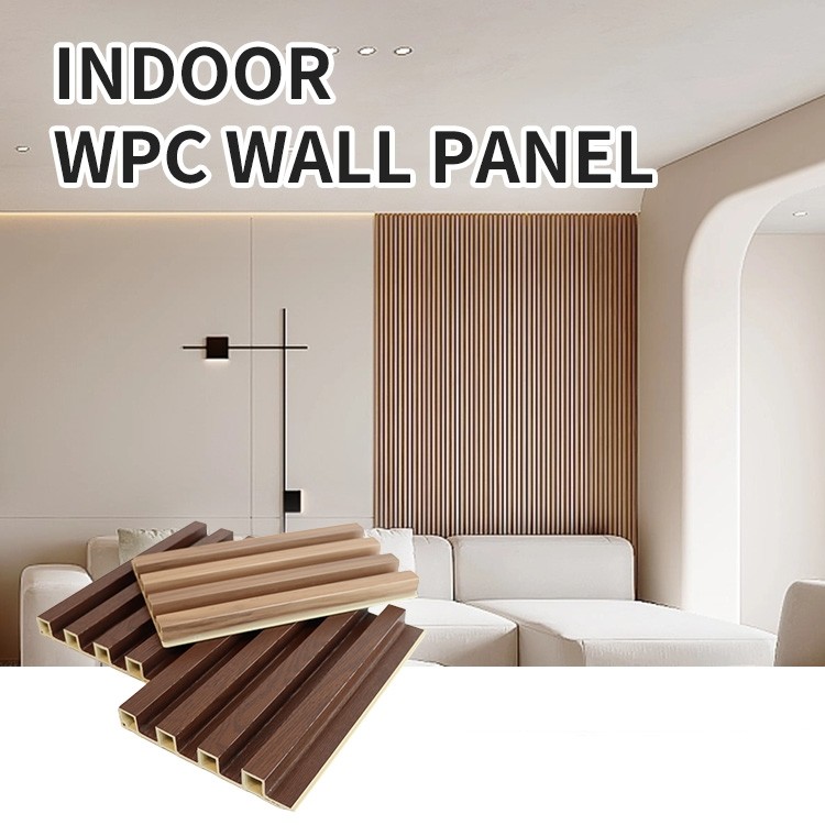 Factory Price Indoor Waterproof Water Proof Wood Composite Wall Louvers Exterior WPC Decorative Wall Panels