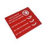 Waterproof Custom Pensonal Items Plastic Safety Tag Identicication Tag