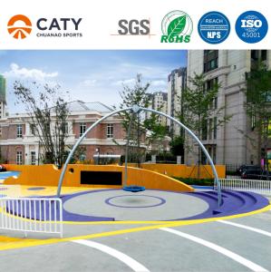 Wholesale Gray Wetpour Rubber Crumb Surfacing Gray Rubber Flooring Materials Gray EPDM Rubber Crumb from china suppliers