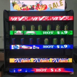 Wholesale Commercial Shelf LED Display , Lighted Liquor Bottle Display Shelf Excellent Heat Dissipation from china suppliers