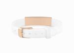 Adjustable Silicone Medical ID Bracelets / Slim ID Wristband Size Customized