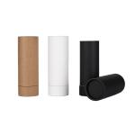 Push Up Eco Friendly Kraft Packaging , Blister Biodegradable Chapstick Tubes