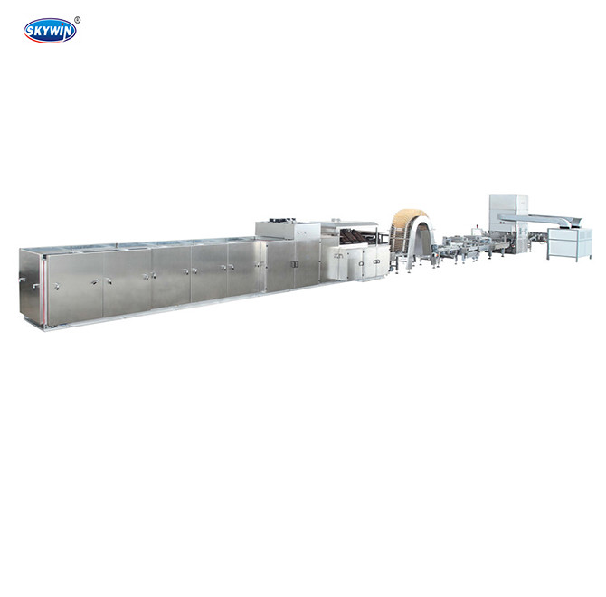 Ice Cream Wafer Cone Maker 200 Kg/H Wafer Biscuit Production Line
