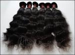 Curly Virgin Brazilian Remy Human Hair Extensions Natural Brown Color