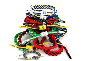 Wholesale NBA Star Series Basketball Braided Bracelet Leonard Fashion Lace Braided Bracelet from china suppliers