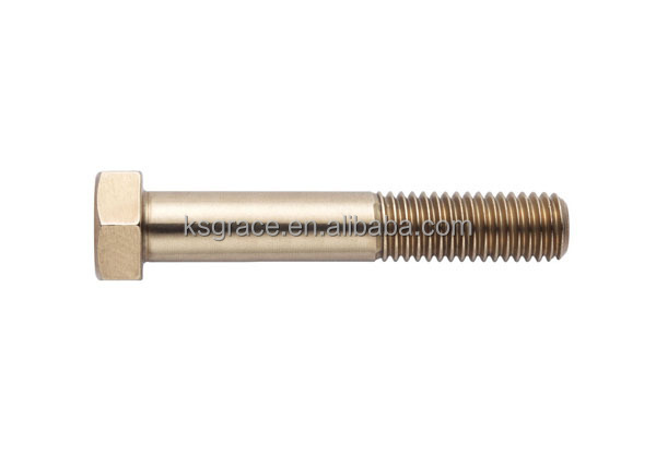Coarse Fine Thread Brass Hex Bolts Brass Hex Nut Bolt