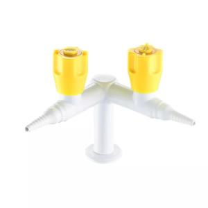 Wholesale 3 Way Lab Fittings Medical School Furniture Lab Gas Nozzle Taps Valve Fittings from china suppliers