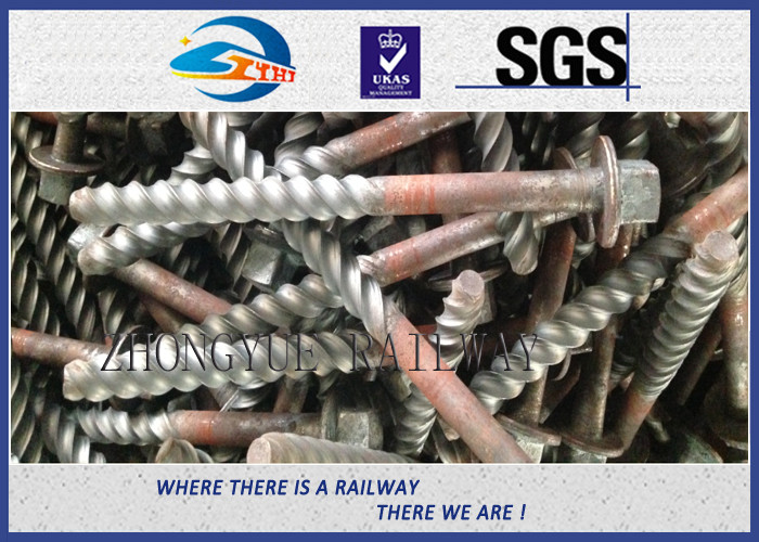 Q235 Galvanized Washer Head Timber Drive Screw For Rail Fastening System