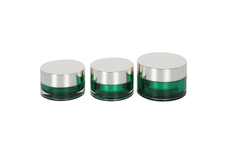 Cosmetic Serum Pump Bottle Packaging 30g Acrylic Face Cream Jar Daily Skincare