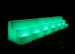 Three Layers Lighted Bar Shelves Plastic Led Bottle Stand High Grade