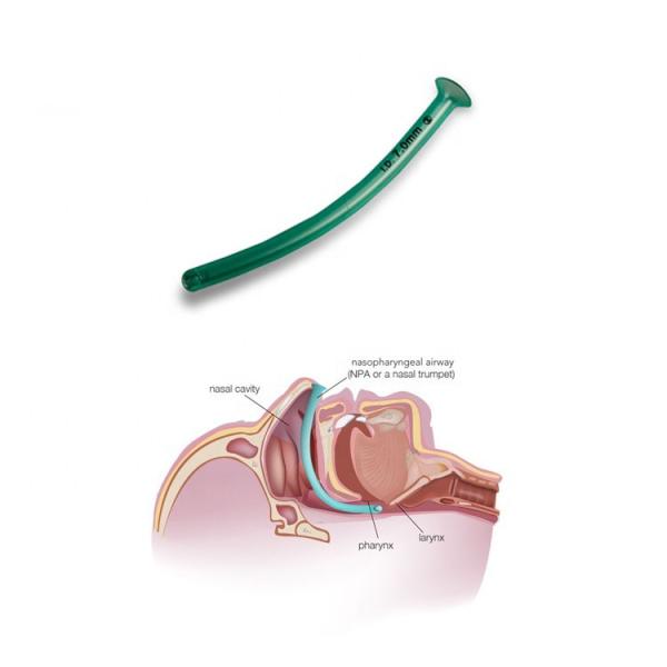 Disposable Nasal Nasopharyngeal Airway 7MM For First-Aid Emergency Medical