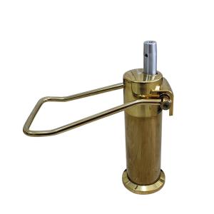 Wholesale 200Kg Stress Resistant Golden Barber Chair Base For Salon Distance 151mm from china suppliers