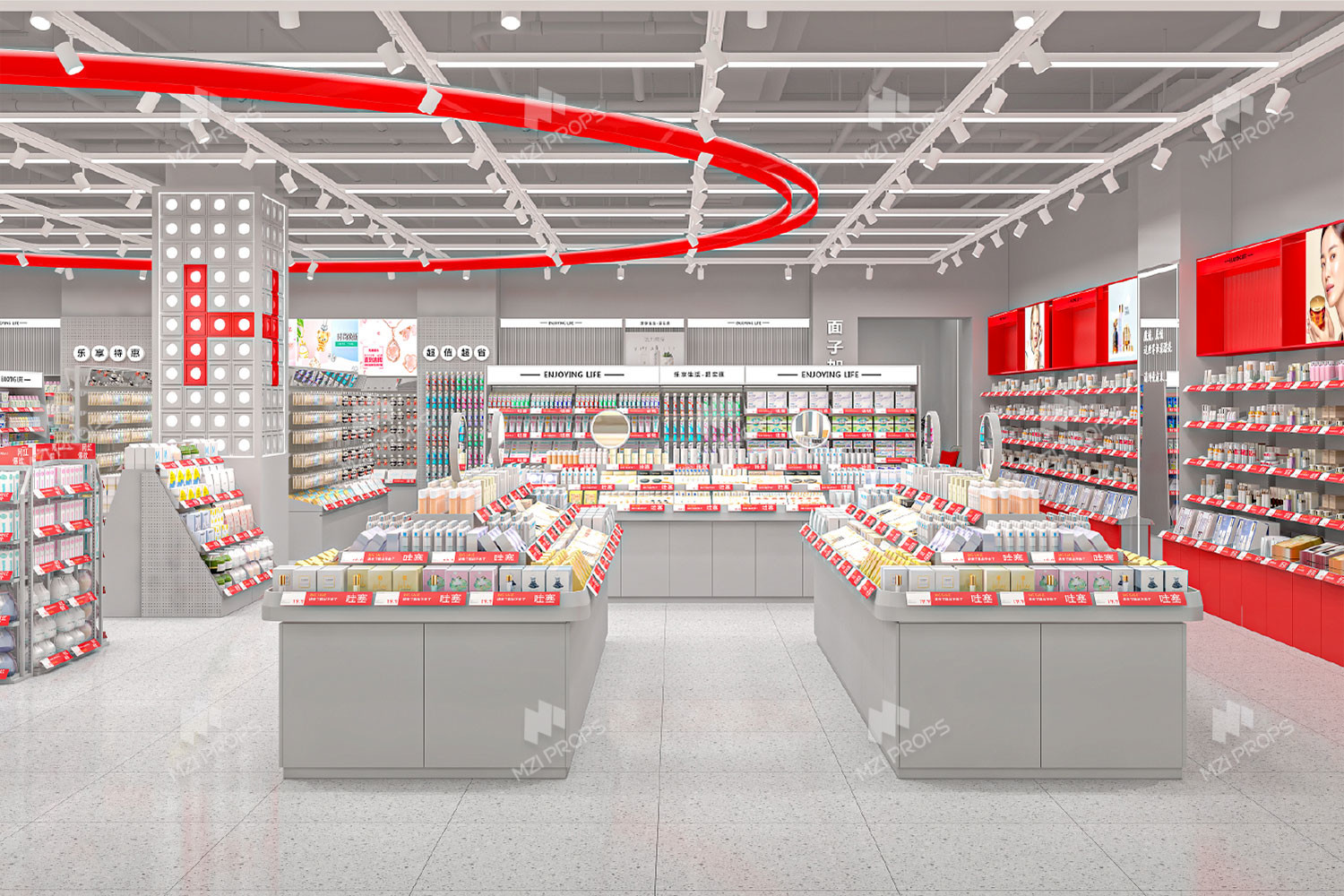 07-SHGS Beauty Store Design With Beauty and Lifestyle Museum Style