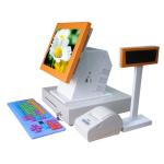 15” Touch Screen Restaurant POS Terminal , Cold Rolled Steel