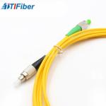 PVC Jacket Fibre Optic Patch Leads Duplex 9/125um MM FC - FC APC 10N Tensile