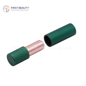 Wholesale 3.8g Empty Aluminum Lipstick Tube Magnetic In Matte Gold Color from china suppliers