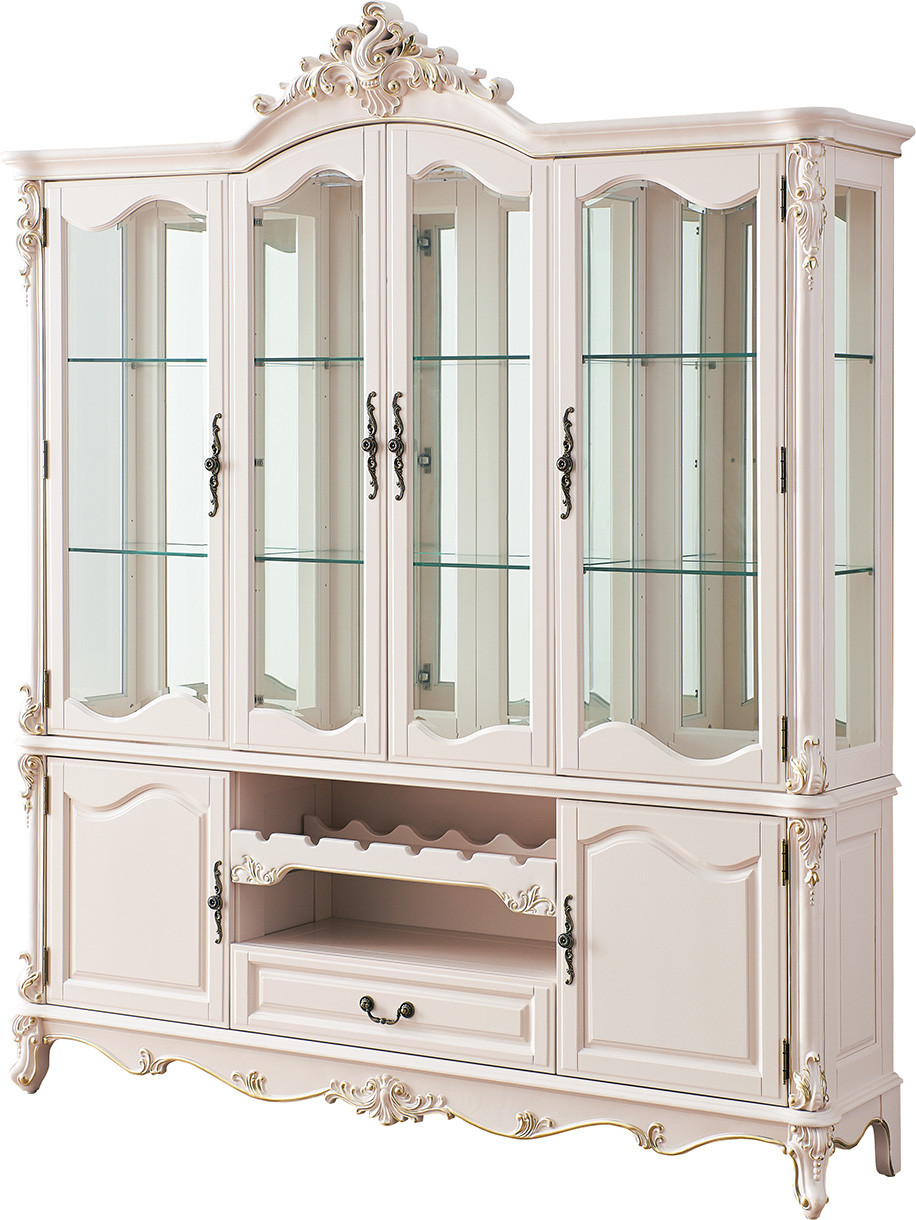 Wooden Glass Whiskey Dining Room Cabinet OY-JG02