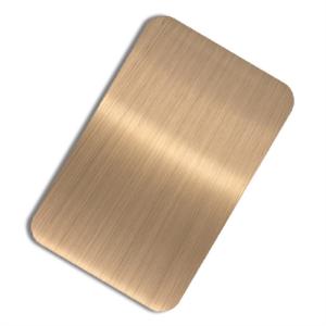 Wholesale 0.5mm-8mm 201 Brush Stainless Steel Metal Plates from china suppliers