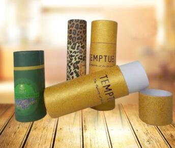 Customized Printing Cylinder Paper Tube Cardboard Packaging Boxes Round Paper