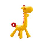 Giraffe Baby Teether Toy ，Natural & Organic BPA-Free Silicone ， Textured Infant