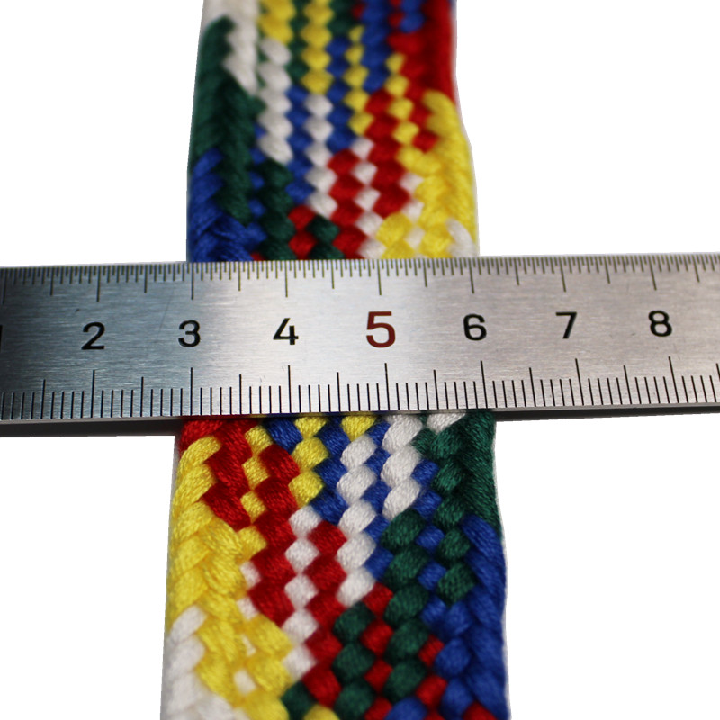 Wove Braided Heavy Cotton Webbing 32mm Cotton Belt Webbing