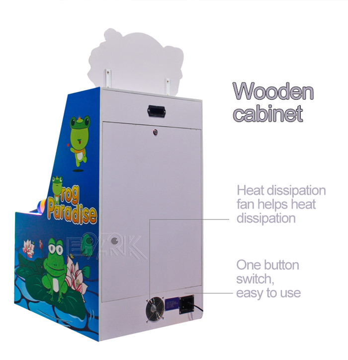 100W Whack A Mole Hitting Frog Machine Frog Paradise Hammer Game Machine