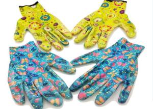 Wholesale Pretty Ladies Gauntlet Gardening Gloves Corrosion Resistance Knitted Wrist from china suppliers
