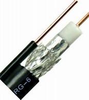 Wholesale Outdoor RG6 CATV Coaxial Cable PE Jacket with Steel Messenger for Satellite TV from china suppliers