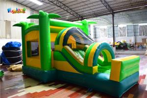Wholesale Moblie Tropical Palm 220V Inflatable Bounce Houses With Slide Combo Bounce House from china suppliers