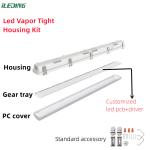 5.5kg Product Weight 8FT 90W 110W Food Storage LED Milky Vapor Tight Light Tri