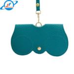 Custom Logo Estuches Para Gafas Pu Leather Sunglasses Case Unisex