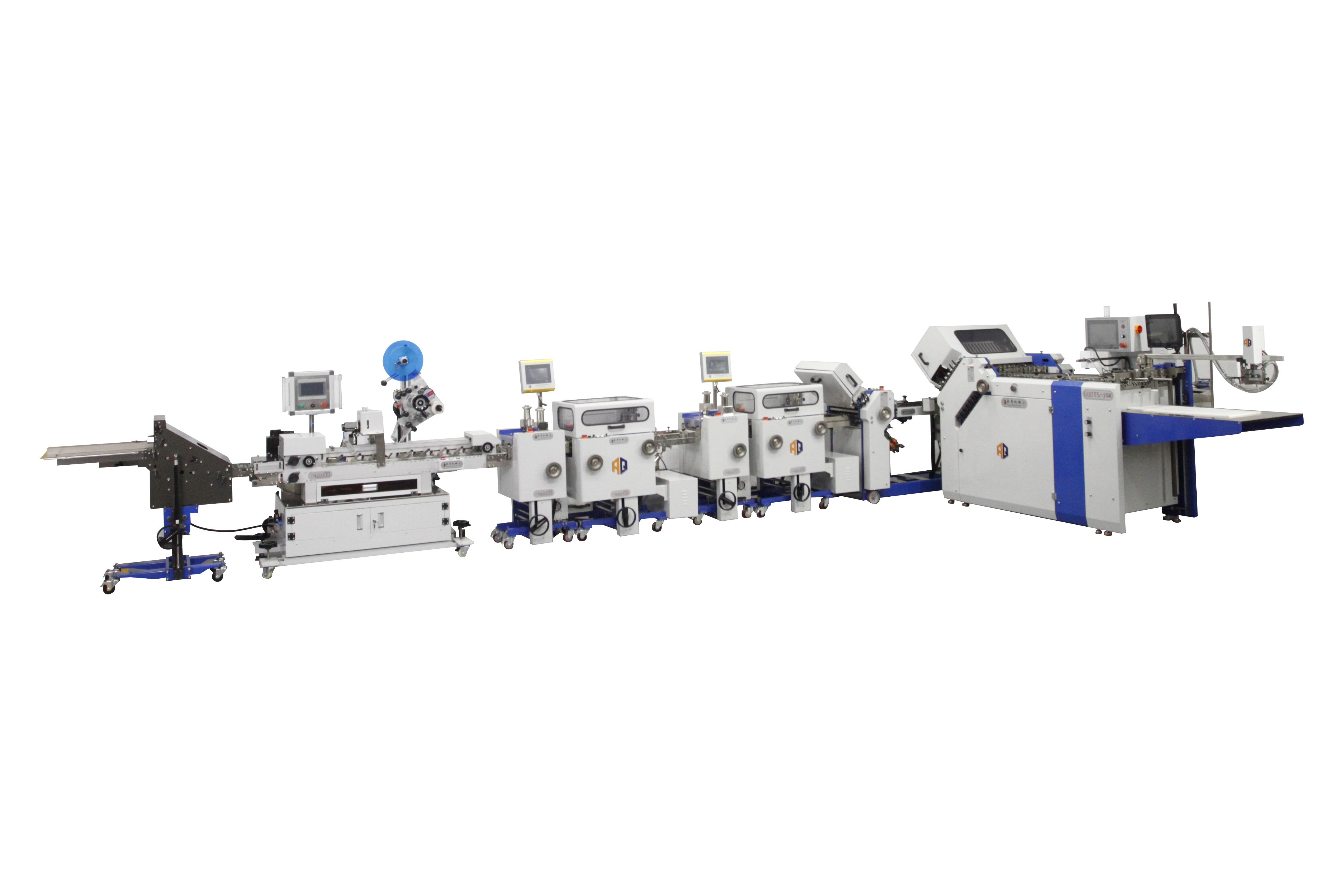 AOQI Pharmaceutical Leaflet Folding System Combination With Cross Folder Equipment