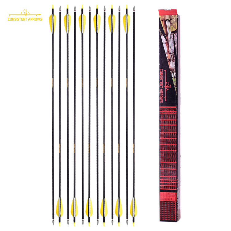 Wholesale price Id .245",6.2mm Spine 250/300/340/400/500/600 Hunting and Target Striker Arrows