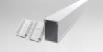 Silver LED Mounting Channel 20*30mm Aluminium Extrusion Profiles For Furniture