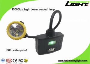 Wholesale Aluminum 450mA 1.7W 15000lux Semi corded Mining Headlight from china suppliers