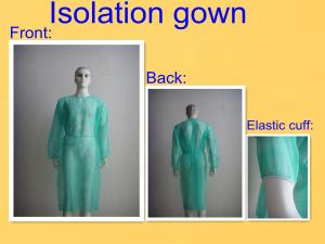Wholesale Hospital Disposable Medical Gowns SMS PP Material With Round Neck from china suppliers