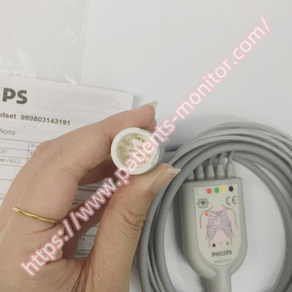 Adult 5 Lead 12 Pin IEC Leadest Medical Equipment Parts For Hospital 98980314319