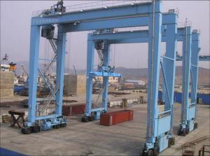 Wholesale 20 Ton RTG Rubber Tyred Container Gantry Crane Double Girder For Port from china suppliers