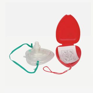 Emergency Disposable Latex Free / Medical Grade PVC CPR Pocket Mask For