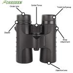 Black Handwheel Focusing Compact Waterproof Binoculars For Bird Watching