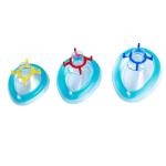 Inflatable Valve Anaesthetic Face Mask , CE Size 0-6 Pvc Anaesthesia Mask